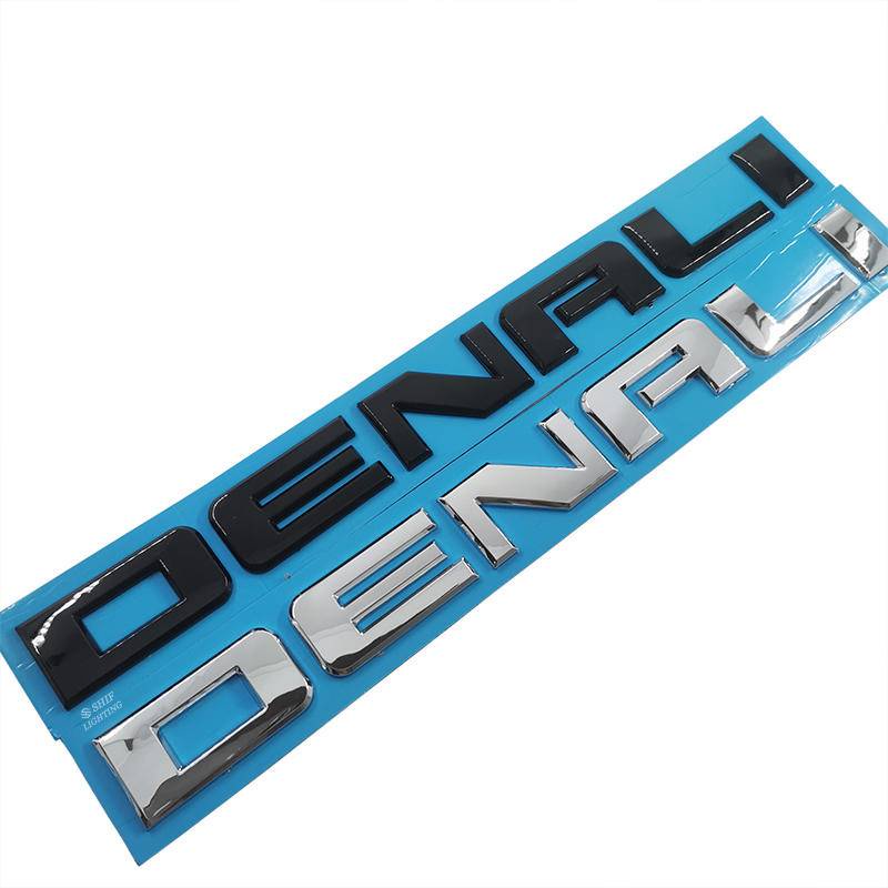 1 X ABS DENALI Letter Car Auto Rear Decorative Emblem Badge Sticker