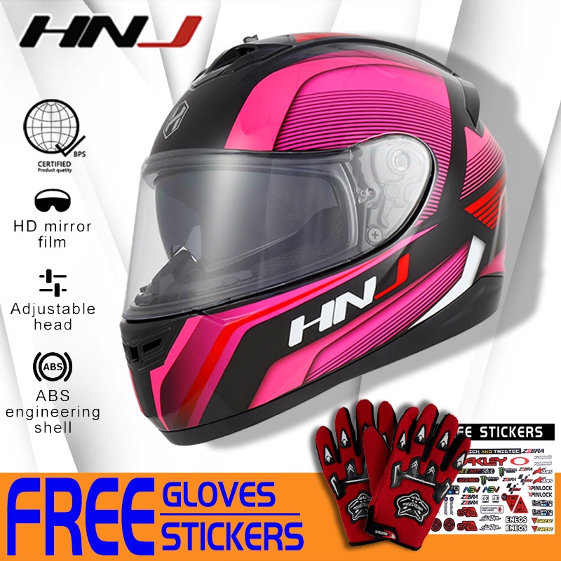 Hnj M Men Full Face Motorcycle Helmet Dual Shade Motor Women