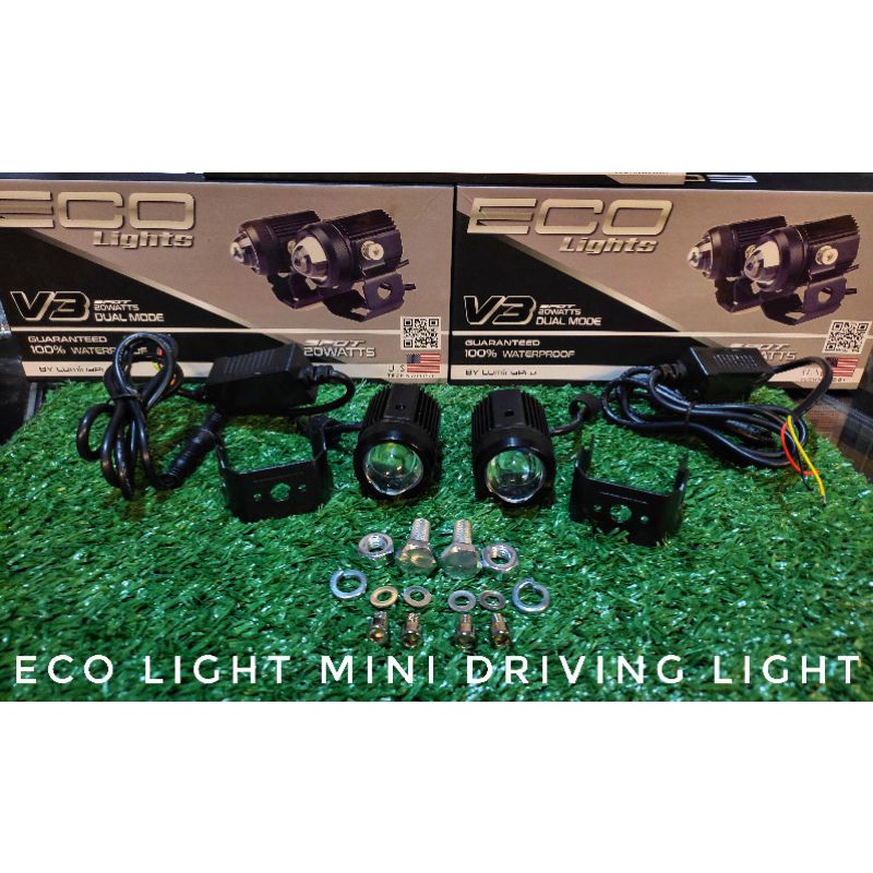 Lumina Pro Eco Lights V Mini Driving Light White Yellow Original