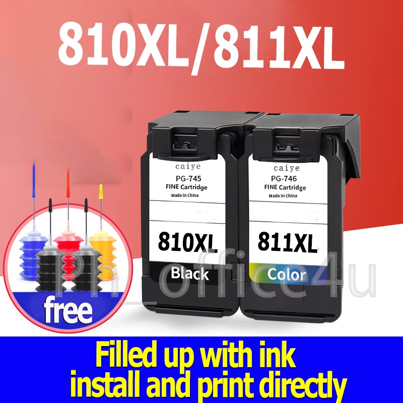 Canon 810 811 Ink PG810XL CL811XL Ink Cartridge Compatible For IP2770