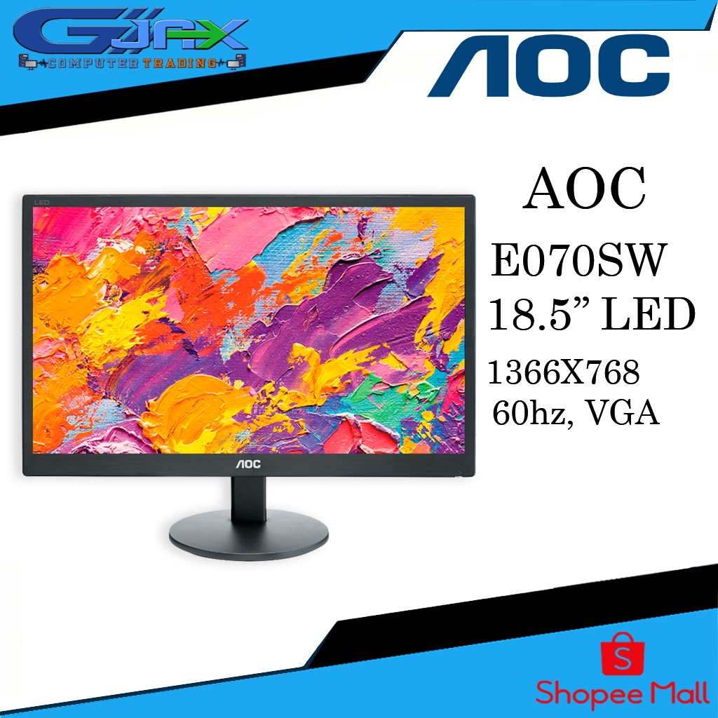 Aoc E Sw Led X Color Black Shopee Philippines