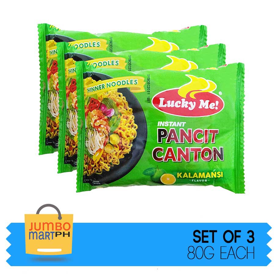 LUCKY ME INSTANT PANCIT CANTON KALAMANSI 80G SET OF 3 Shopee