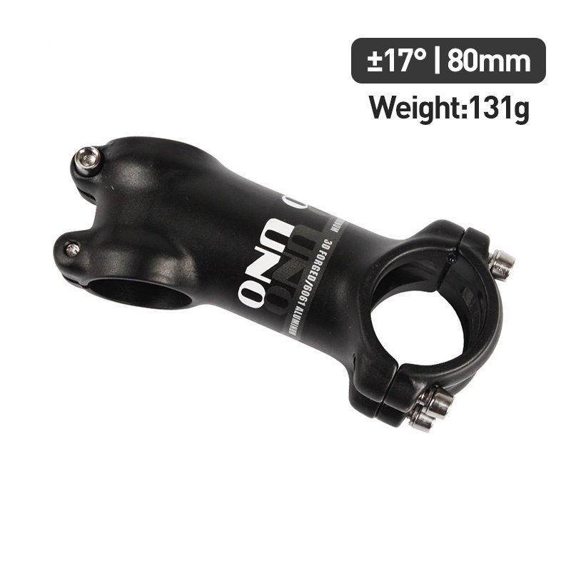 UNO MTB Bike Stem 7 17 Degree Ultralight Alu 7050 White Mark 31 8mm 60