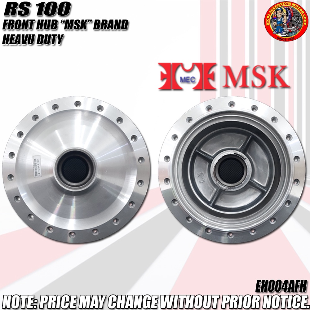 Rs Front Hub Msk Brand Heavy Duty Eh Afh Shopee Philippines