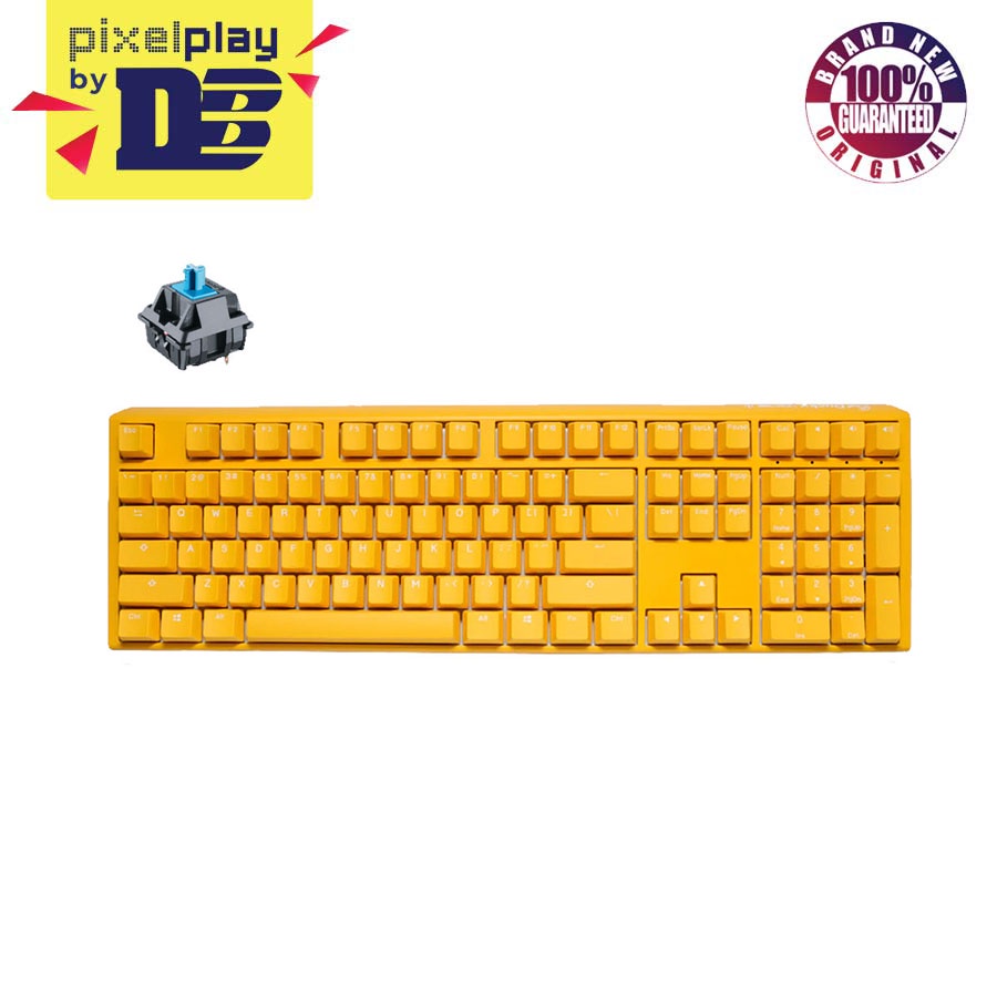 DUCKY One 3 Yellow Full Size Hotswap RGB Double Shot PBT Mechanical