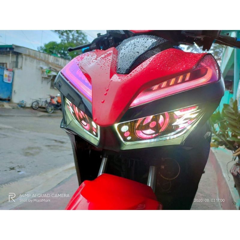 Honda Click V3 V2 125i 150i Sharingan Winker Eye Transparent Game