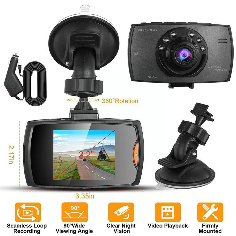 Black HD 3 0 LCD HD 1080P Car DVR Vehicle Camera Video Recorder