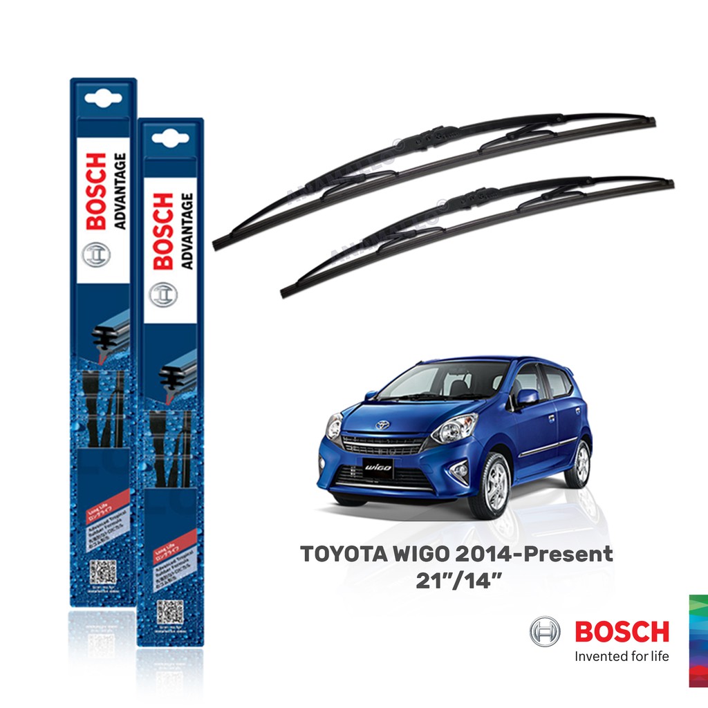 Bosch Advantage Wiper Set For Toyota Wigo Present