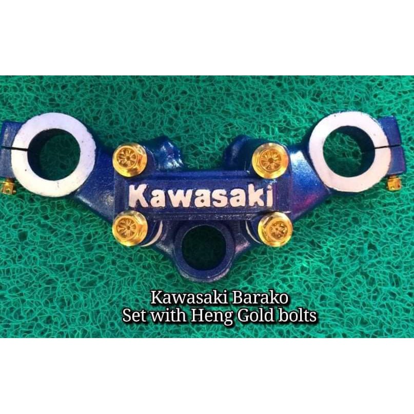 Kawasaki Barako Set With Heng Gold Bolts Lowering Crown Shopee