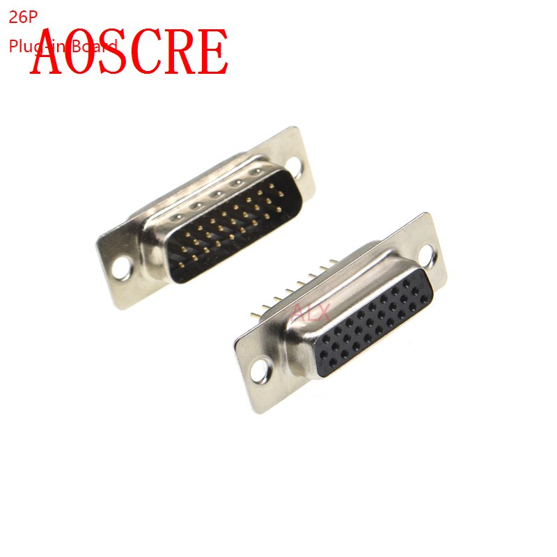 Pcs Hdd Db Male Female Connector Plug In Board Type D Sub Pin