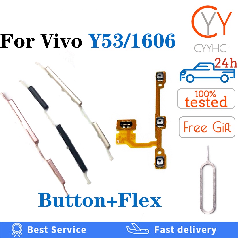 Volume Button Power Switch On Off Button Flex Cable For Vivo Y