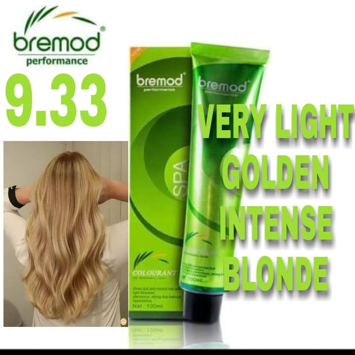 Bremod Performance SPA Hair Color 9 33 Very Light Golden Intense