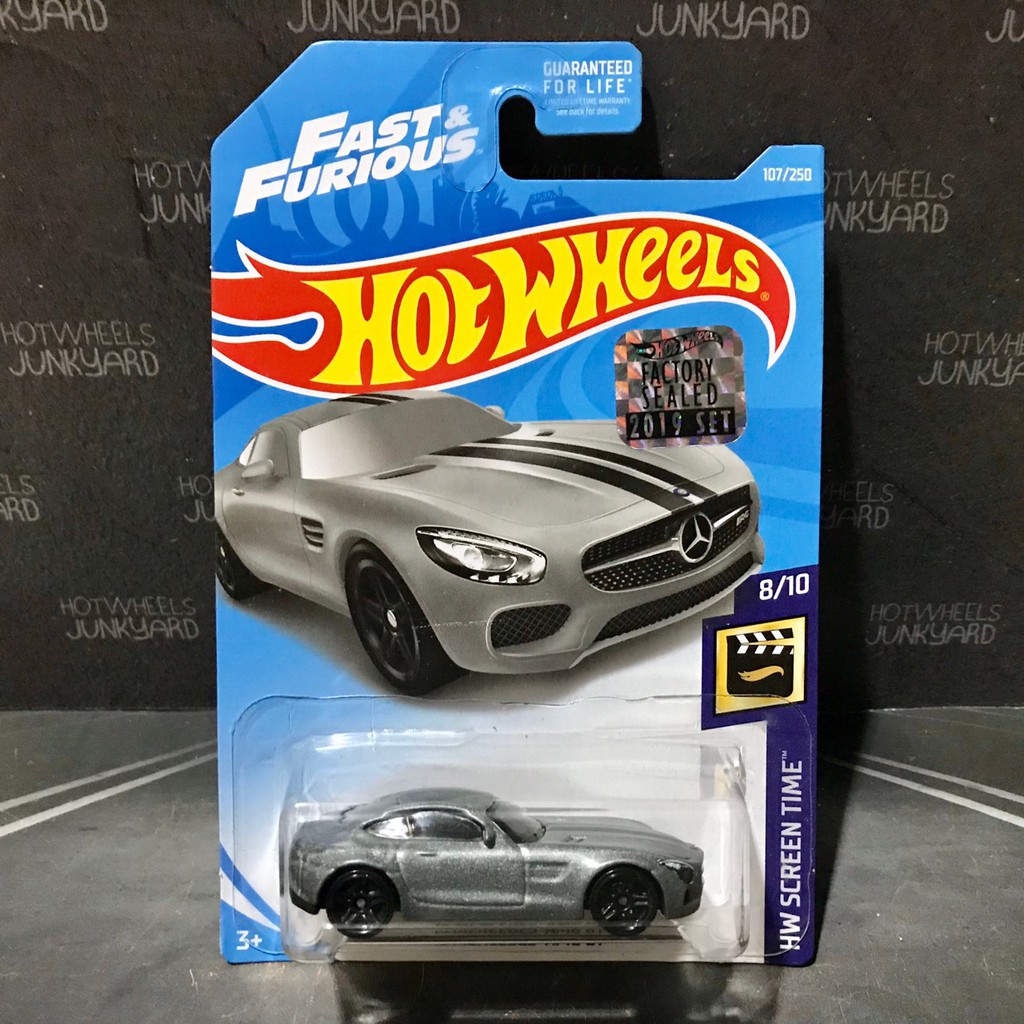 Hot Wheels Mercedes Amg Gt Fast Furious Factory Sealed Grey Shopee Philippines
