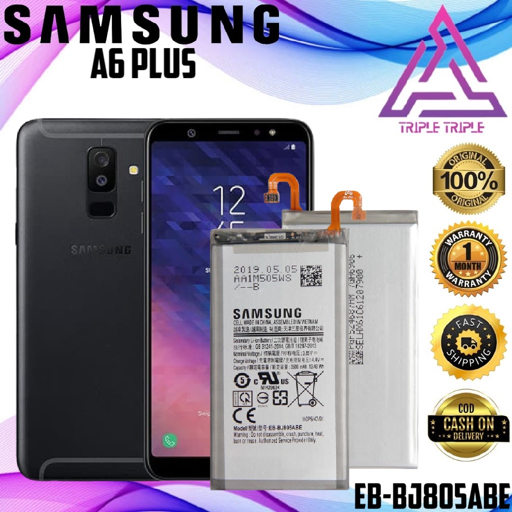 Samsung Galaxy A6 Plus Battery Original Model EB BJ805ABE Capacity