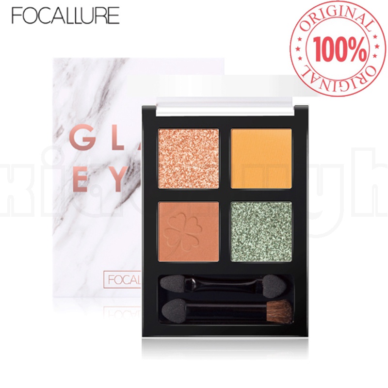 Cod Focallure Eyeshadow Palette Easy To Wear Matte Pigmented Nude Shade