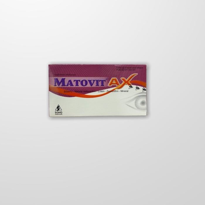 Ax Tablets Vitamin Matovit Shopee Philippines