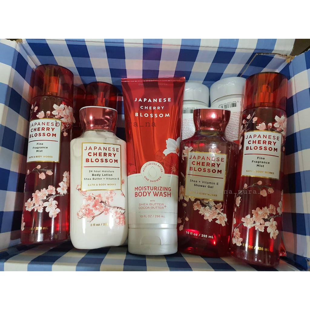 Bath And Body Works Japanese Cherry Blossom Collection Price Per Piece