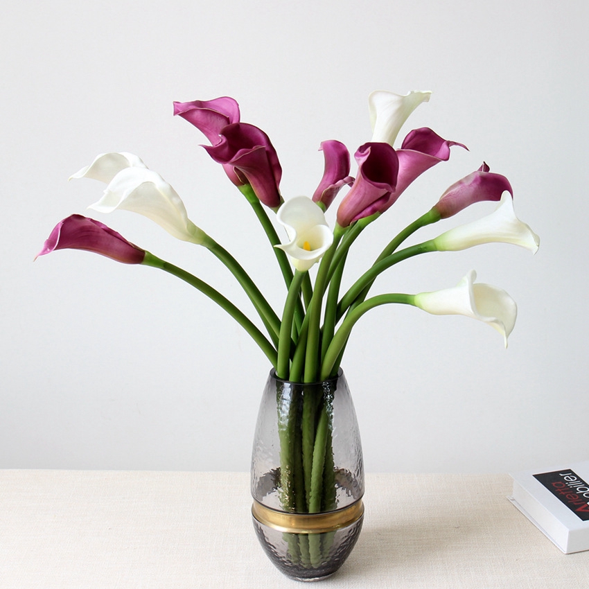 Pc Cm Calla Lily Artificial Flower Pu High Simulation Artificial