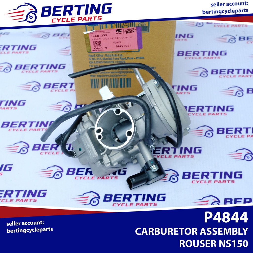 CARBURETOR ASSEMBLY Rouser NS150 Genuine JE581233 Shopee Philippines