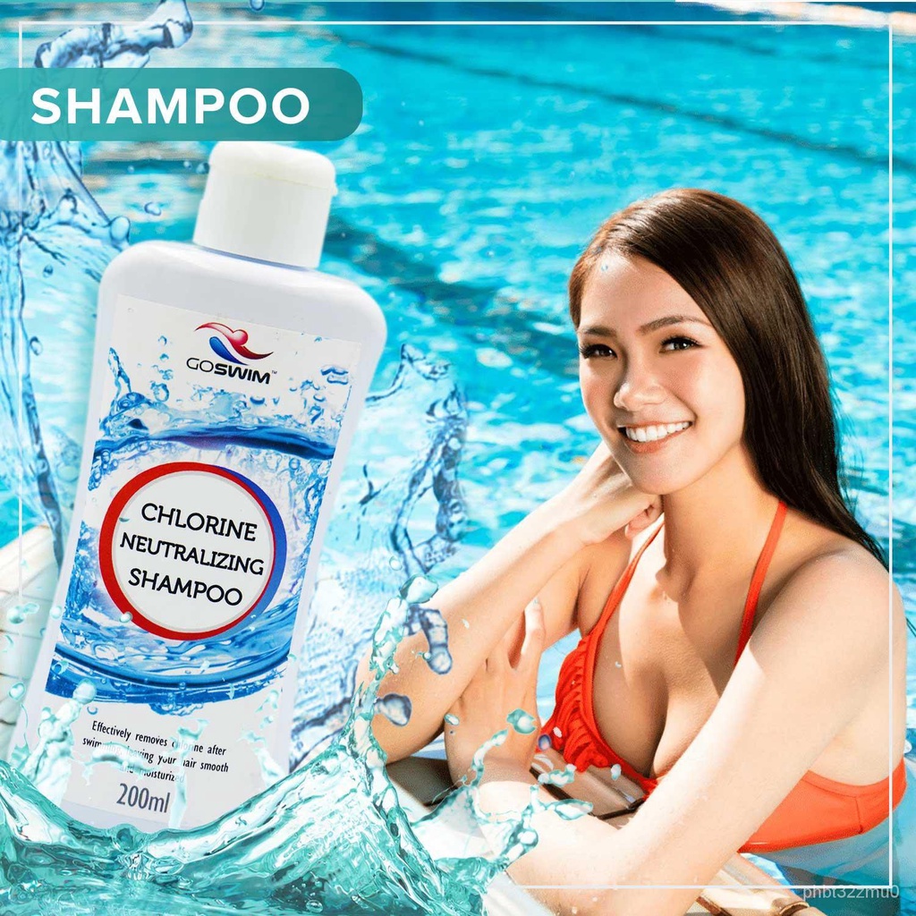 Anti Chlorine Goswim Chlorine Neutralizing After Swim Shampoo Ml