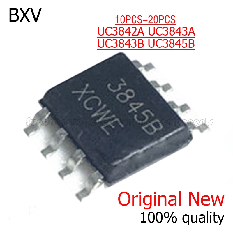 10PCS UC3842A UC3843A UC3843B UC3845B SOP8 UC3842 UC3843 UC3845 SMD New