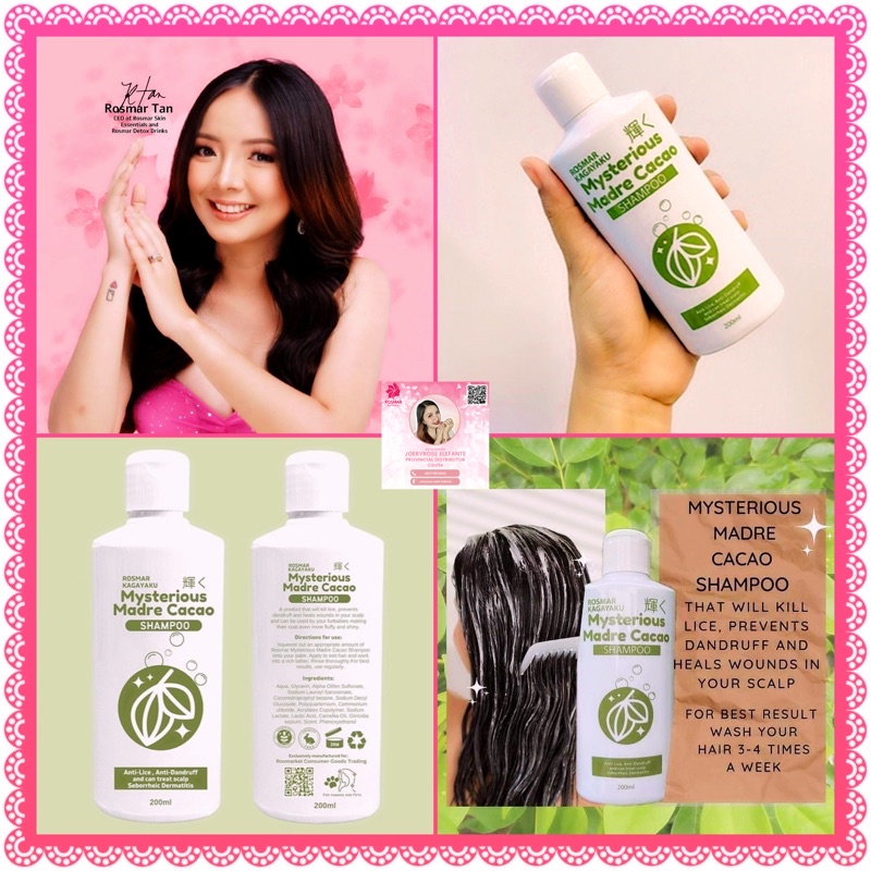 Rosmar Kagayaku Madre Cacao Shampoo Cod Shopee Philippines