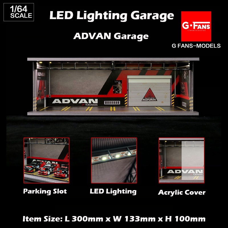 G Fans Assemble Diorama Led Lighting Garage Advan Version