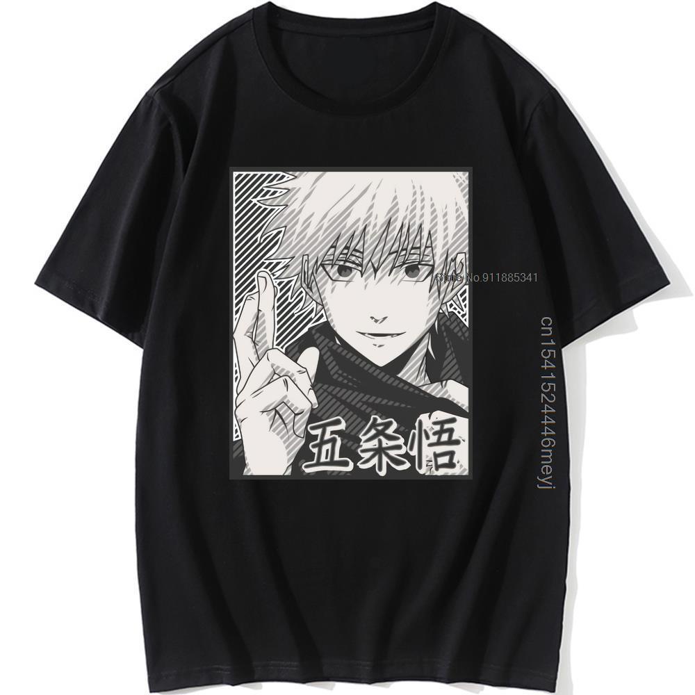 Japanese Anime Jujutsu Kaisen Men T Shirts Itadori Yuji Print Harajuku