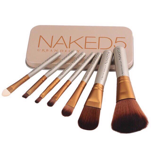 Naked 5 Professional Makeup Brush Set Makeup Tool Shopee Philippines