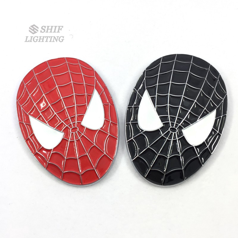 X Metal Spiderman Marvel Hero Logo Mask Car Auto Emblem Sticker Badge