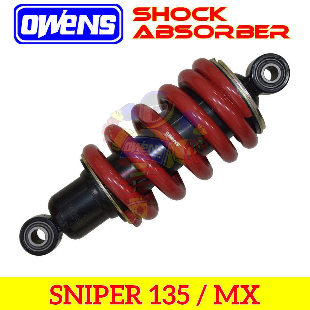 Owens Sniper Mx Rear Shock Absorber Monoshock Black Red Shopee