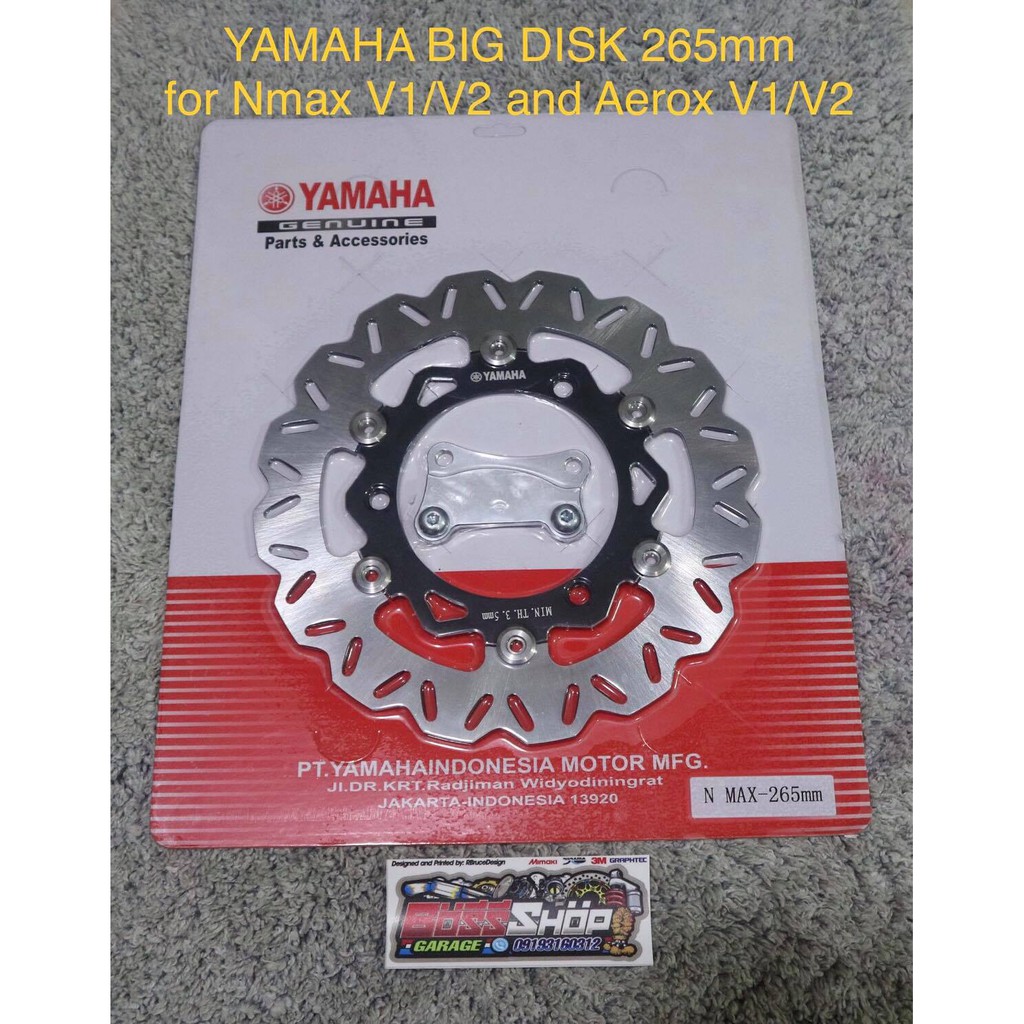 YAMAHA BIG DISK 265MM FOR NMAX V1 V2 AND AEROX V1 V2 Shopee Philippines