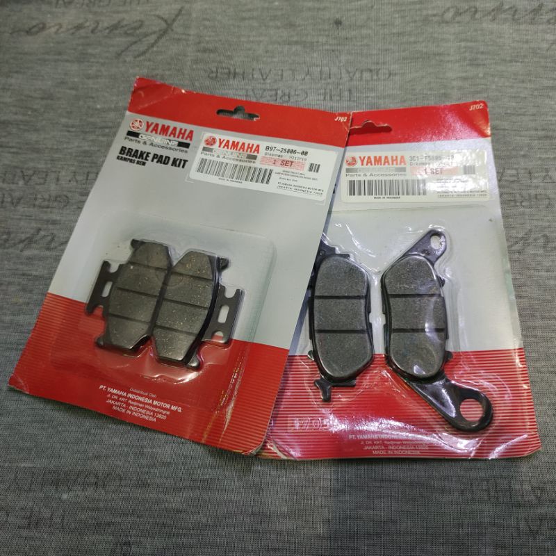 Yamaha XSR 155 MT 15 R15V3 Front Rear Brake Pad Set Genuine Shopee