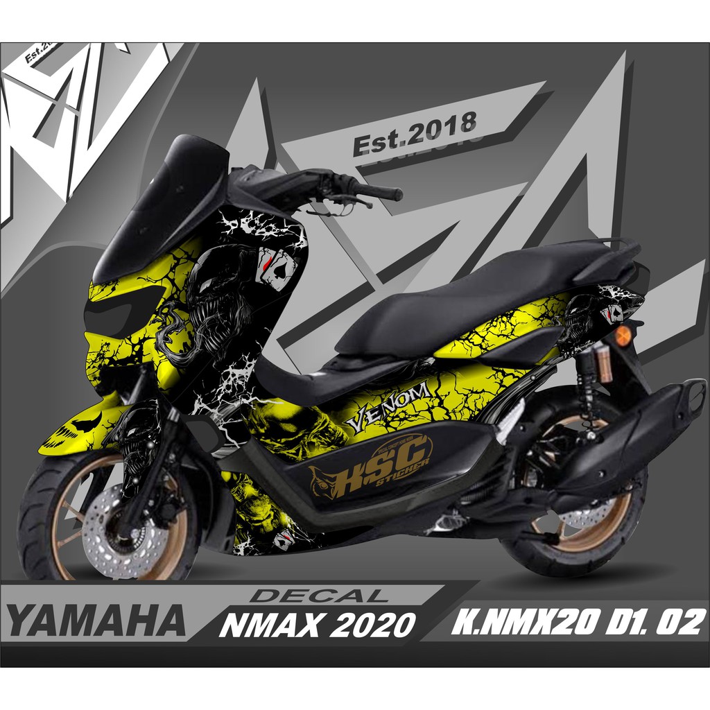 Full Body Motorcycle Sticker Decal Yamaha Nmax New 2020 2021 2022 2023