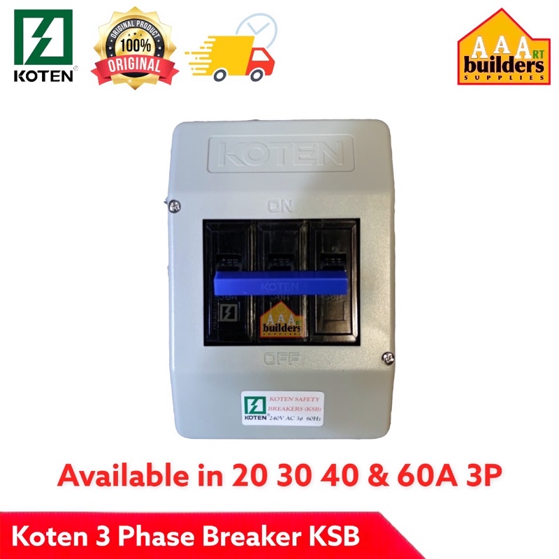 Koten Ksb Phase Circuit Breaker With Enclosure A A