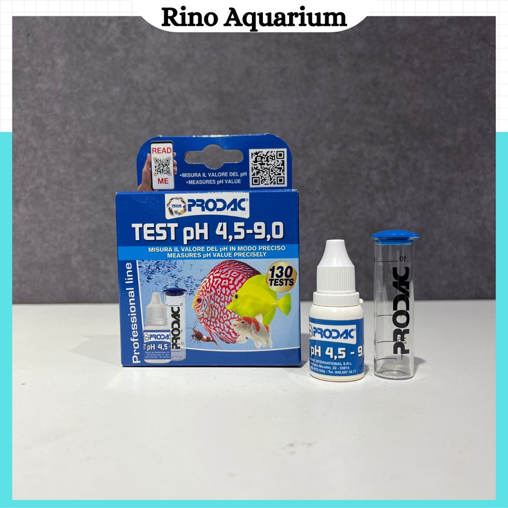 Prodac Ph Test Kit Aquarium Water Ph Measurement Solution Shopee