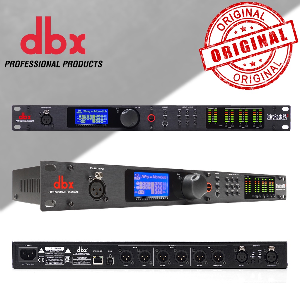 DBX Driverack Pa2 Digital Speaker Management Professional Audio