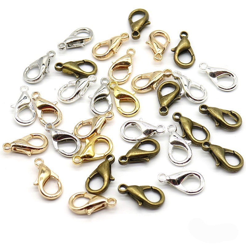 12Pcs Lot 16mm Alloy Lobster Clasps Diy Necklace Bracelet Lobster Clasp