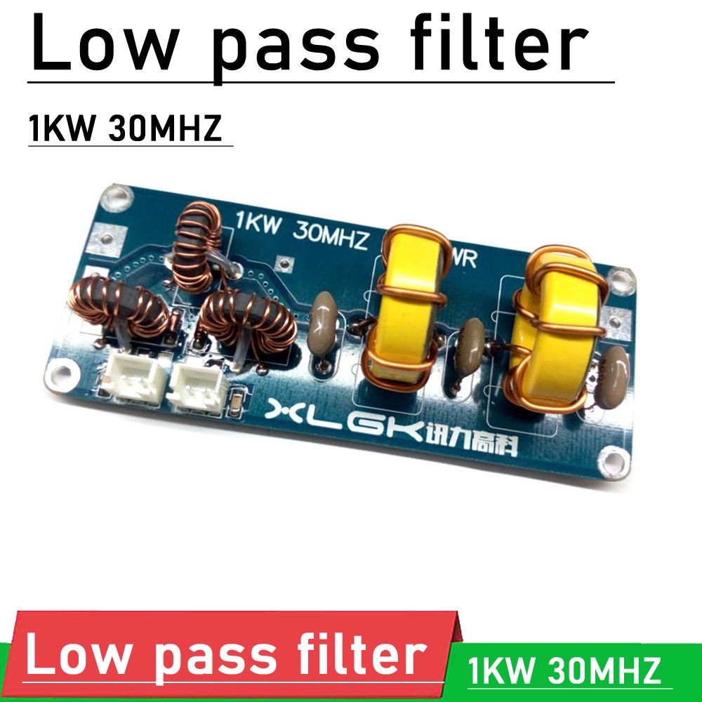 1KW 30MHZ LPF SWR Short Wave Low Pass Filter Board HF LPF Standing Wave