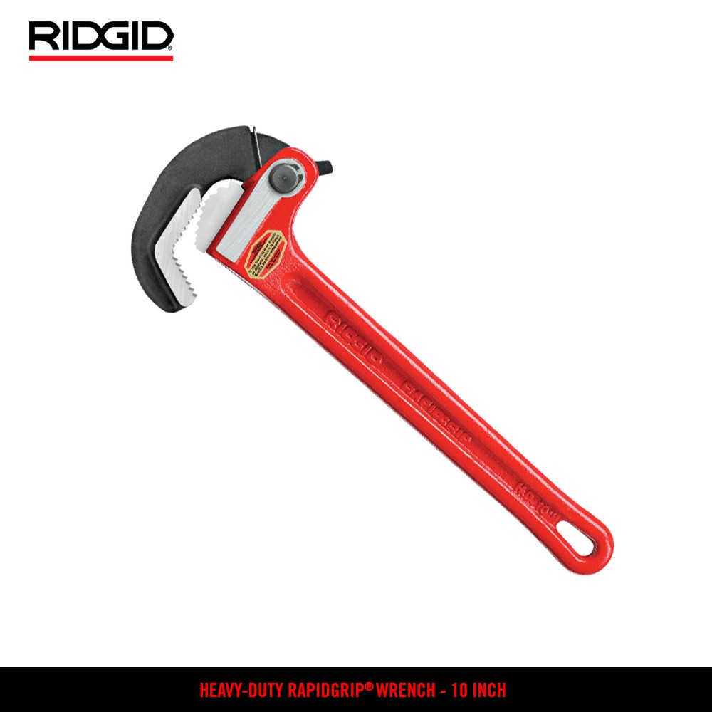 RIDGID RapidGrip Wrench Heavy Duty Orange 10 Inch Shopee Philippines