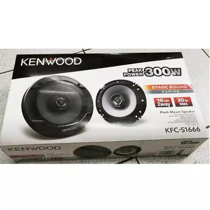 Kenwood Kfc S Way W Car Coaxial Speaker Black Shopee