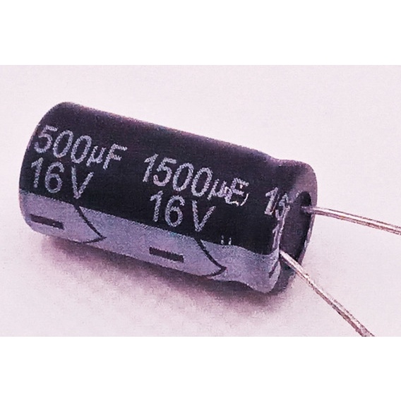 Electrolytic 2 Pcs Capacitor 16v 16 Volt 1500uf 1500 Uf Microfarad