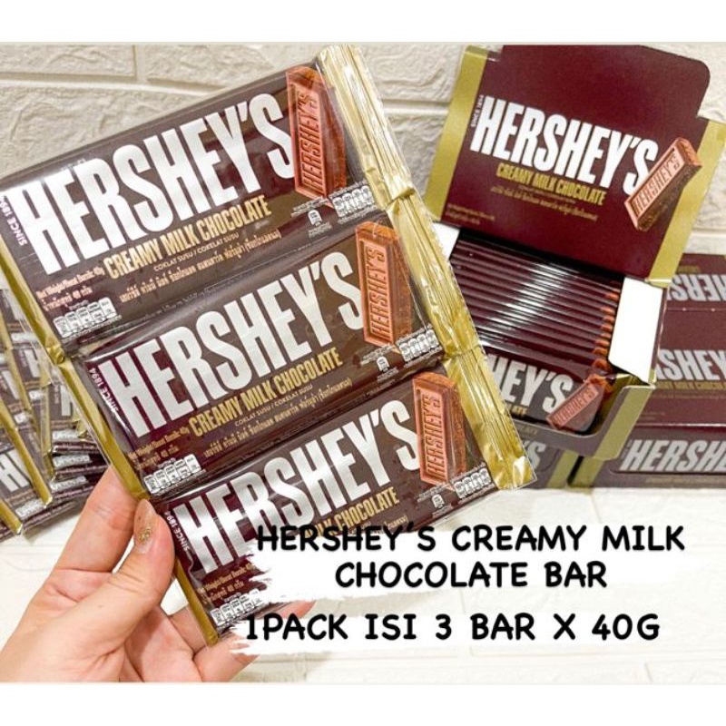 Hershey S Hersheys Creamy Milk Chocolate Bar 40gr Chocolate Chocolate 1