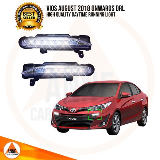 Toyota Vios Prime E XE XLE J G 2018 August 2023 Model DRL