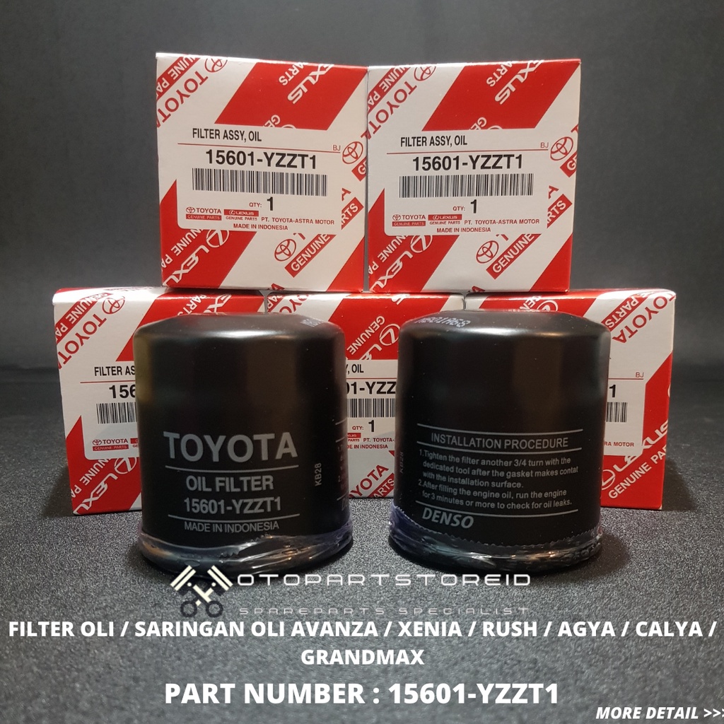 Oil Filter Oil Filter Xenia Terios Sigra Ayla Grandmax Yzzt