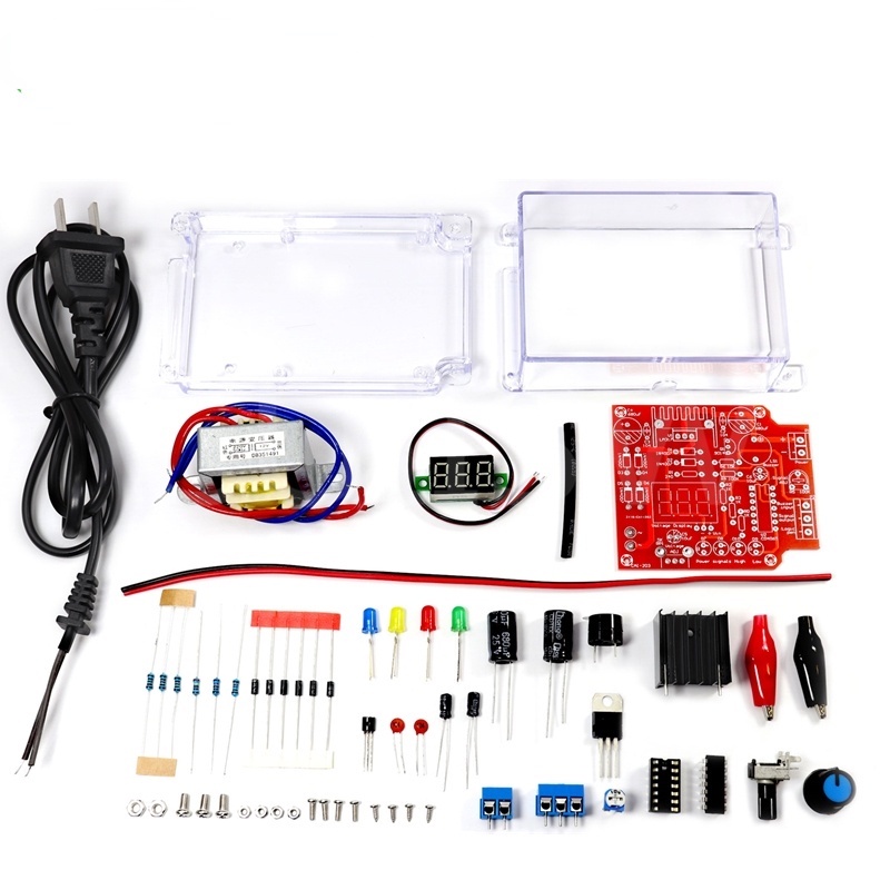 LM317 DIY Kit 220V To 1 25V 12 5V Adjustable Regulated Voltage Step