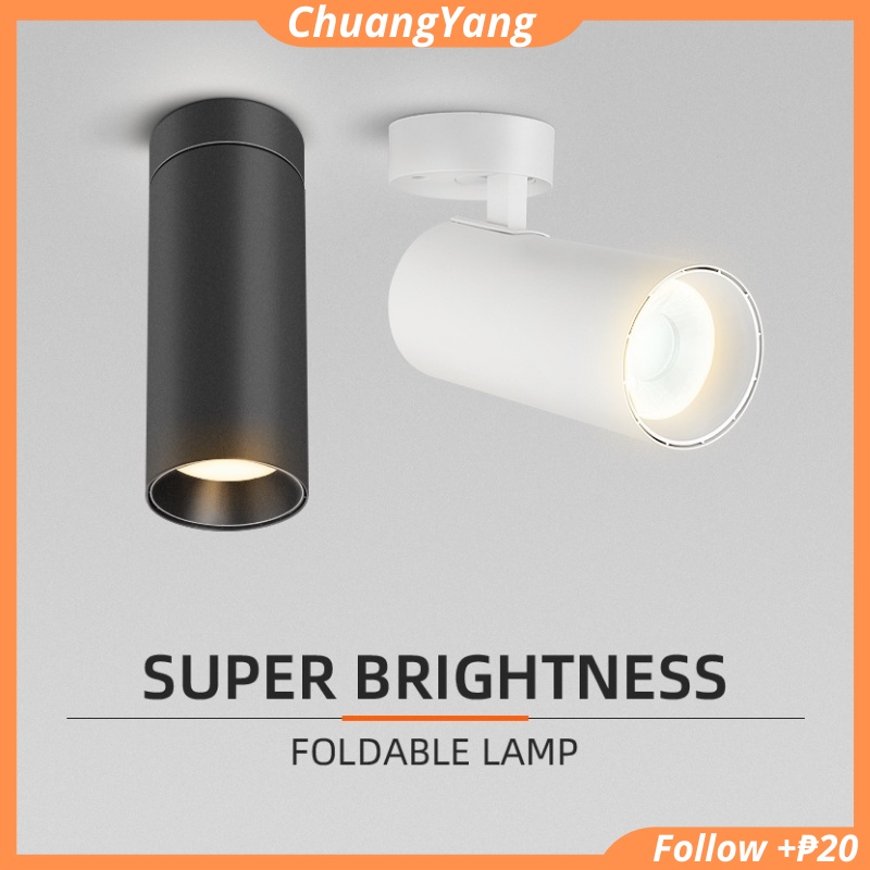 CHUANGYANG Foldable Spotlight Surface Mounted Led 40w Lamp Track Light