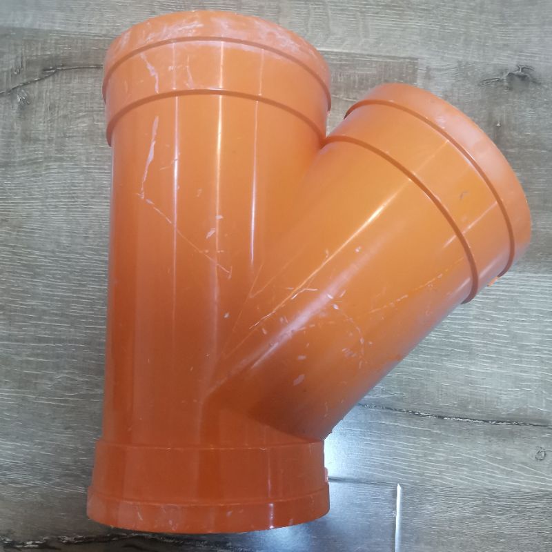 Pvc Pipe Sanitary Wye X X X X Orange Fitting Shopee Philippines