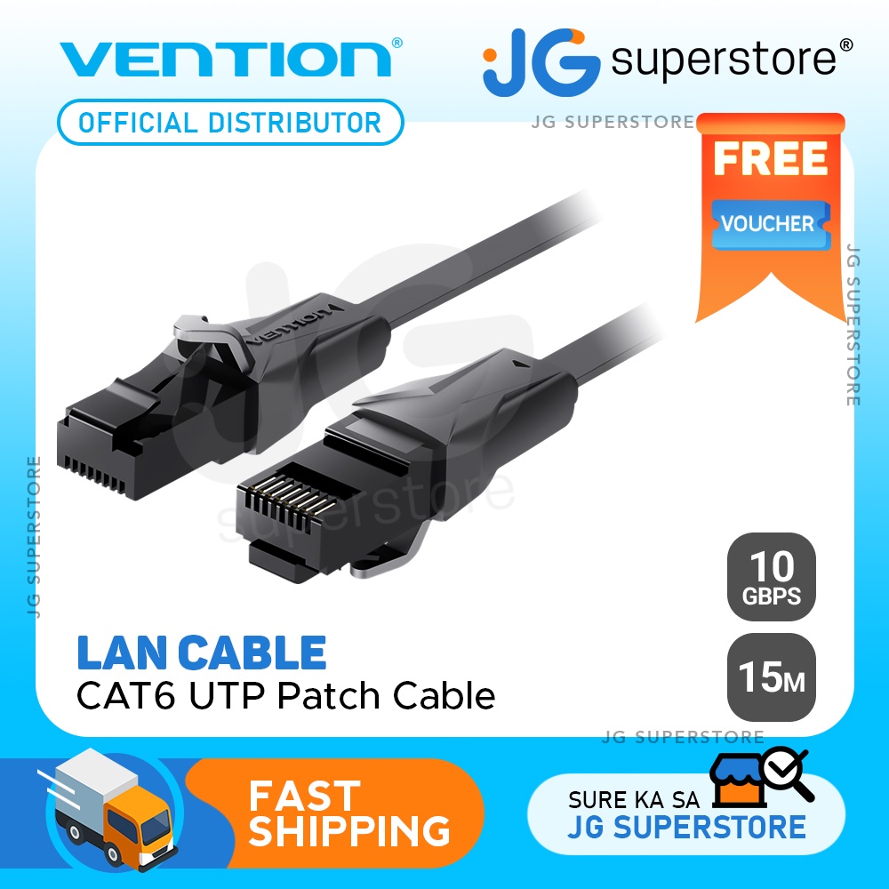 Vention Cat Ethernet Flat Cable Utp Gbps Lan Network Wire Cord For