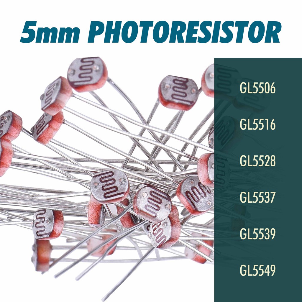 5mm LDR GL5506 GL5516 GL5528 GL5537 GL5539 GL5549 Light Dependent